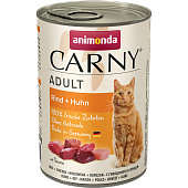 Animonda Carny Adult 400г с Говядиной и Курицей для Кошек