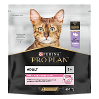 Сухой корм PRO PLAN Delicate для кошек при чувствительном пищеварении, с индейкой, 400 г