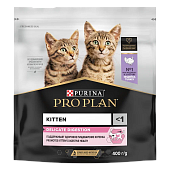 Сухой корм PRO PLAN Delicate для котят при чувствительном пищеварении, с индейкой, 400 г