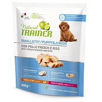 Trainer Natural Small&Toy Puppy для Щенков мини пород с Курицей и рисом 800г