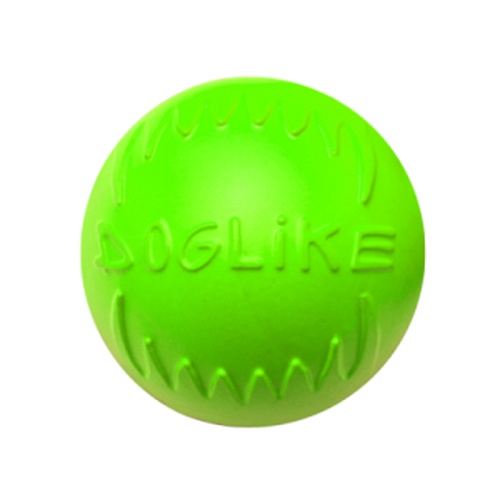 Игрушка Доглайк Мяч Тренировочный Зеленый Средний для Собак