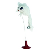 Игрушка Flamingo Мышь с колокольчиком на присоске