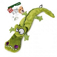 Игрушка GiGwi Крокодил с 4-мя пищалками, 38 см для Собак