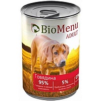 конс. BioMenu Adult 410г с Говядиной для Собак