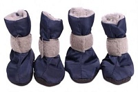 Ботинки Зимние LIon синие XS 4,5x3,5x8см (4шт.) для Собак