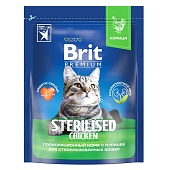 Brit Premium Cat Sterilized Chicken 2кг с Курицей для Стерилизованных Кошек