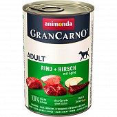 Animonda GranCarno Adult 400г c Говядиной, Олениной и Яблоком для Взрослых Собак